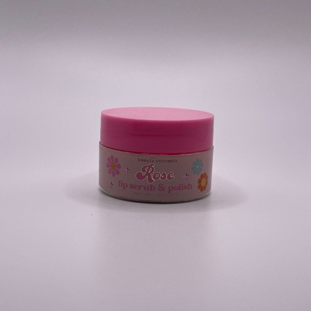 Beauty Concepts Rose Exfoliating Polish Lip Scrub